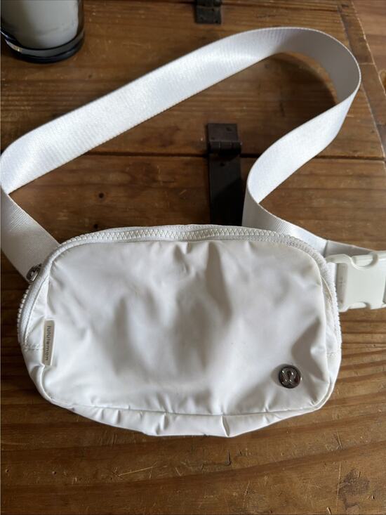 Lululemon Handbags - Lululemon Everywhere Belt Bag White Fanny Pack Classic Nylon